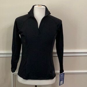 Polarmax SUPER MIDWEIGHT ZipNeck - Black